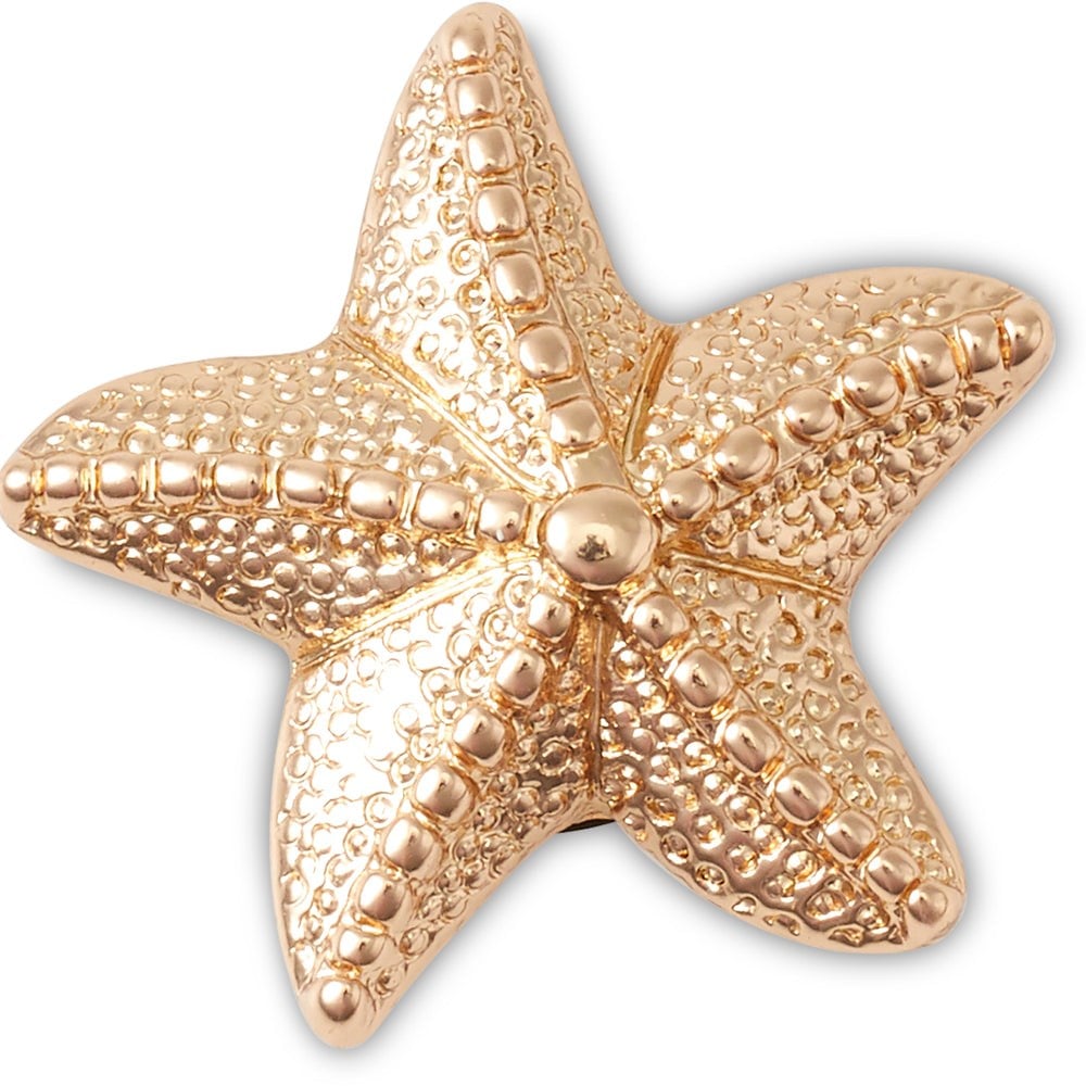 Jibbitz Gold Star Fish Gold Terlik & Çanta Süsü