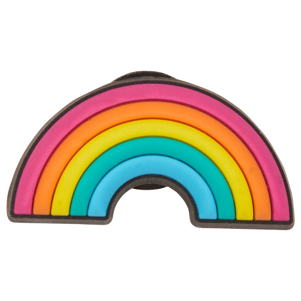 Jibbitz Rainbow Pembe Terlik & Çanta Süsü