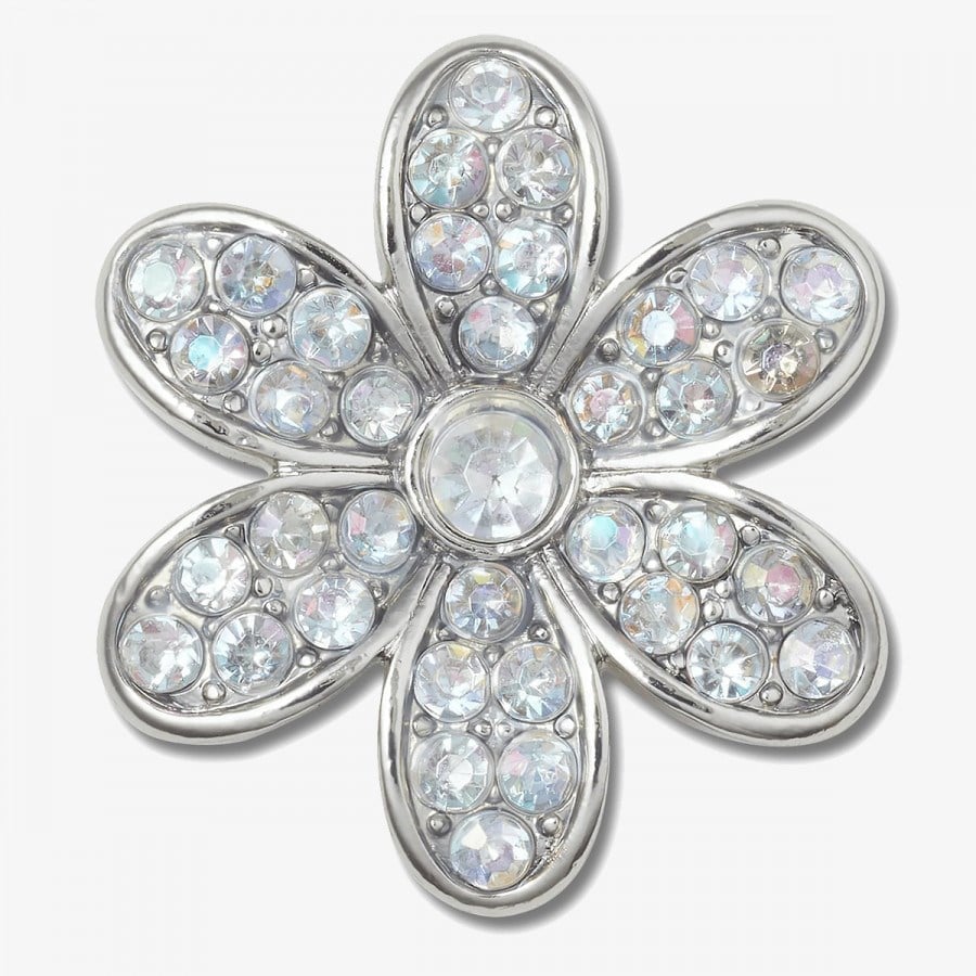 Jibbitz Silver Mnchrm Daisy 1 Gümüş Terlik & Çanta Süsü