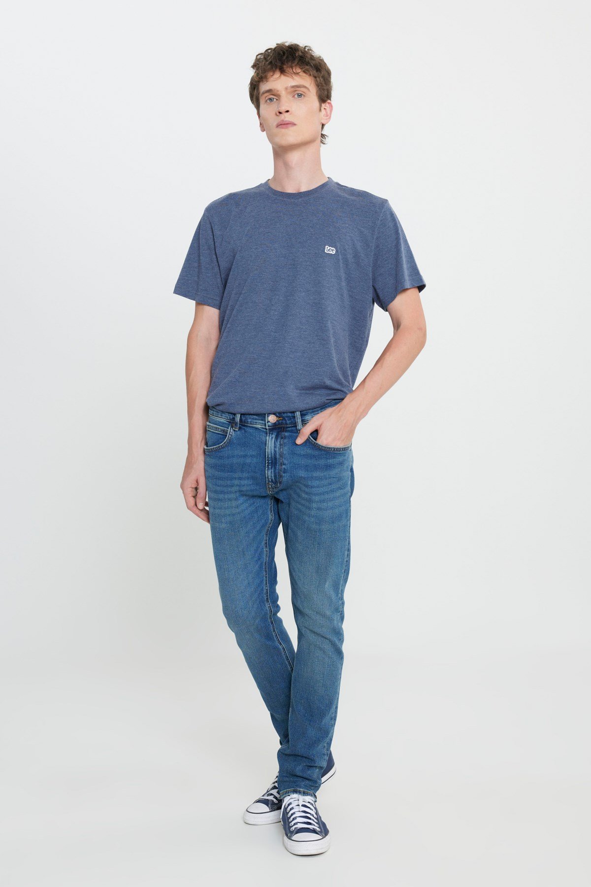Lee Luke Jean  Pantolon Mavi Erkek Kot Pantolon