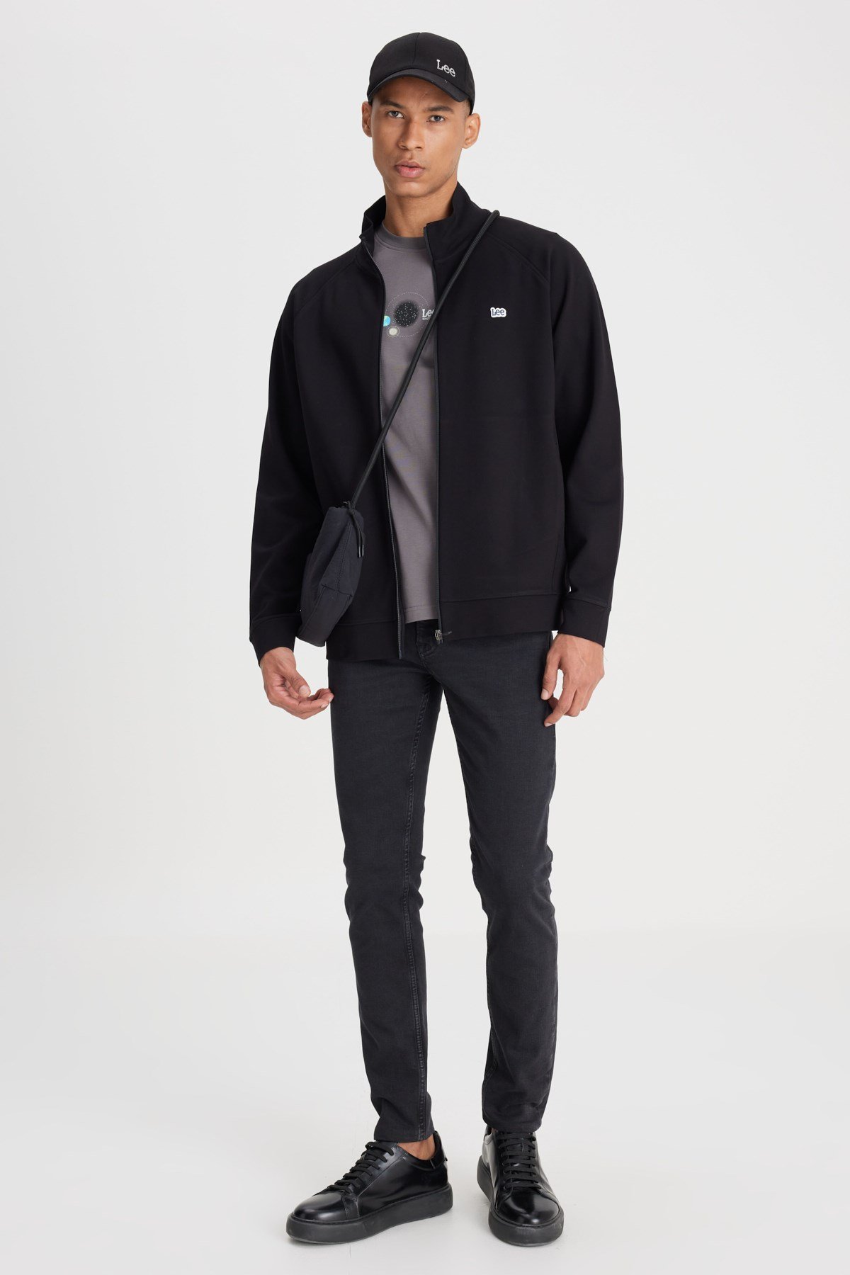 Lee Malone Skinny Jean Pantolon Siyah Erkek Kot Pantolon