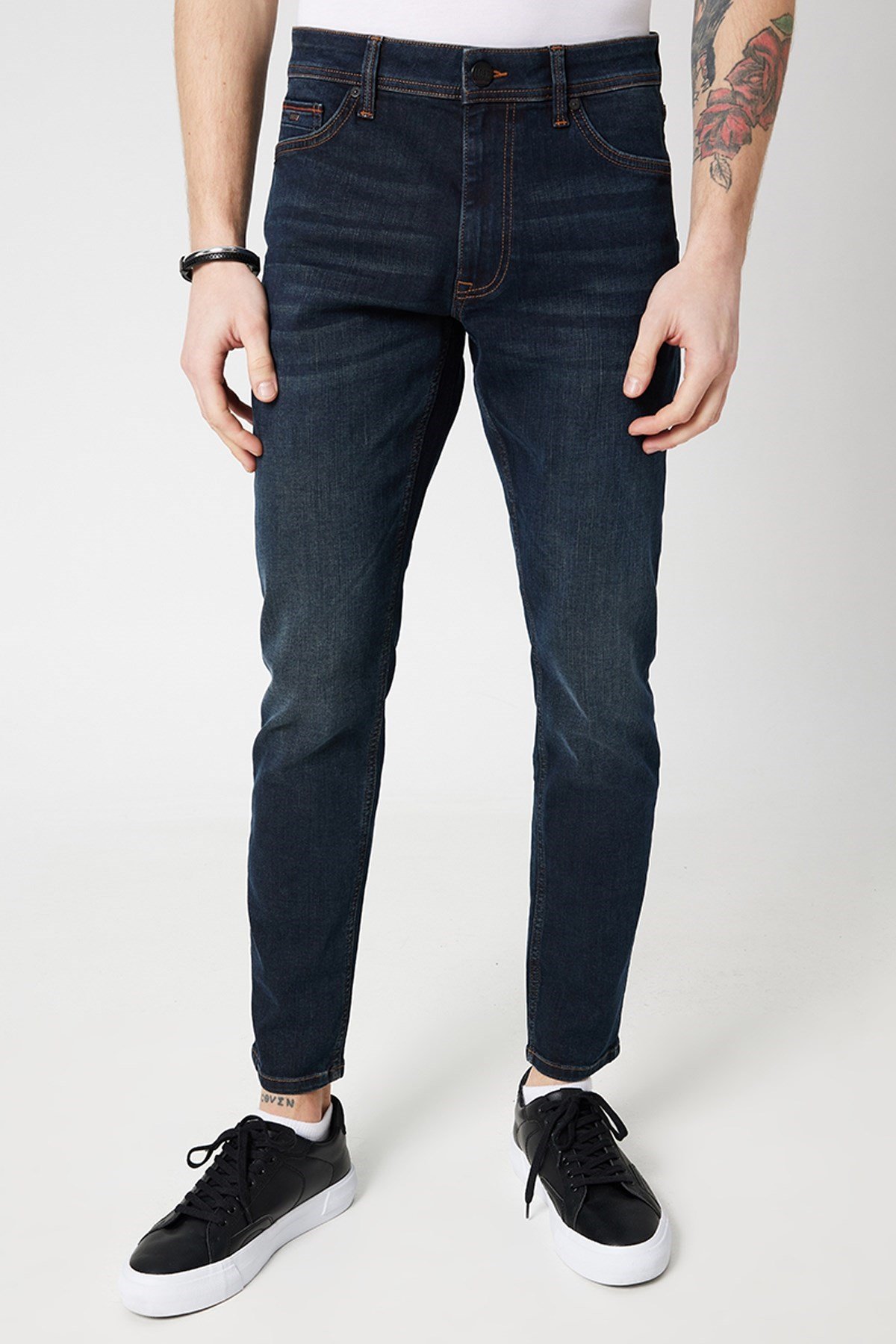 Loft LF 2032764  AGAIN WASH M PNT Lacivert Erkek Kot Pantolon