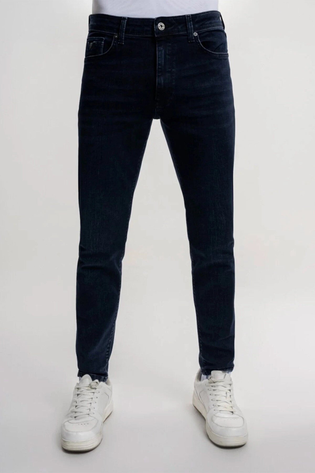 Loft LF 2035717  MARTIN DARK BLUE BLACK WASH M PNT Denim Erkek Kot Pantolon