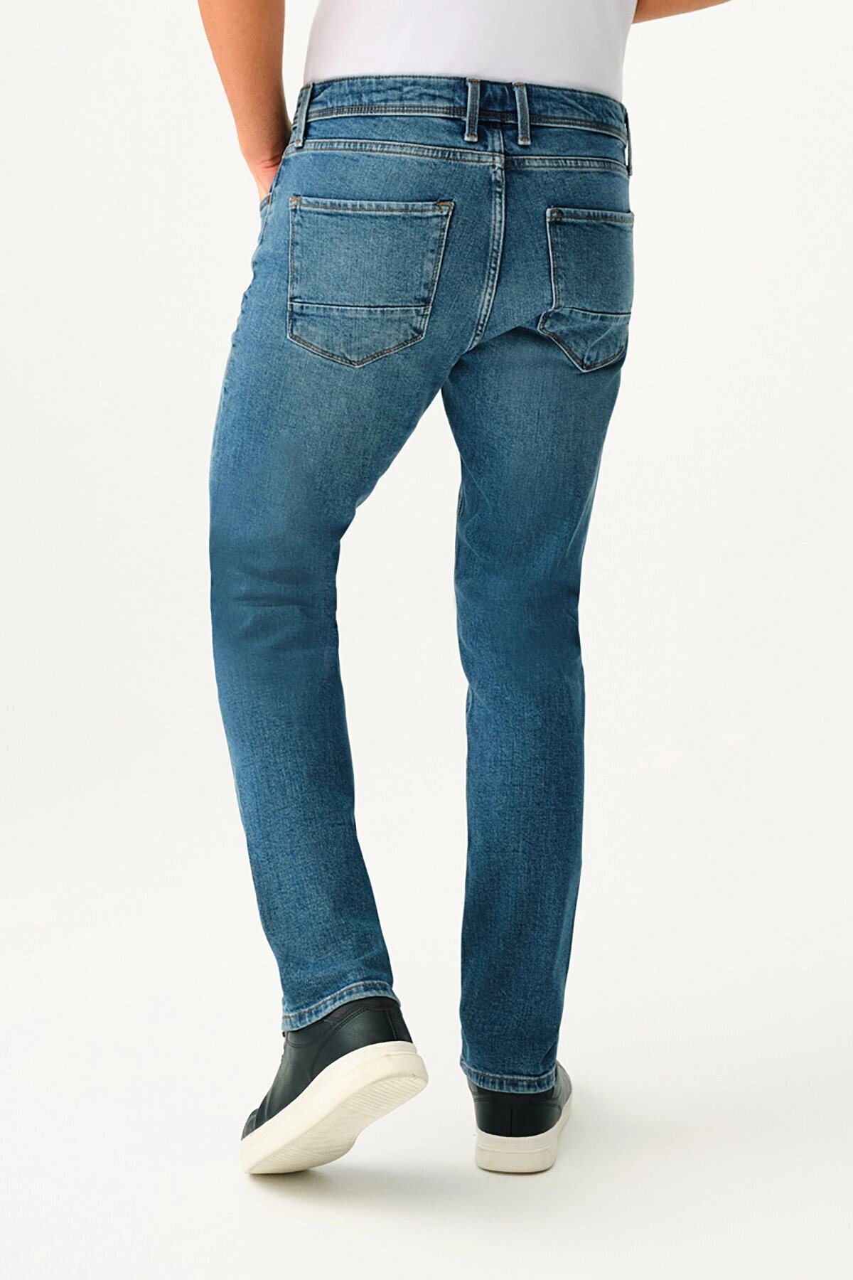 Loft LF 2036543  LUKAS MID WASH M PNT Denim Erkek Kot Pantolon
