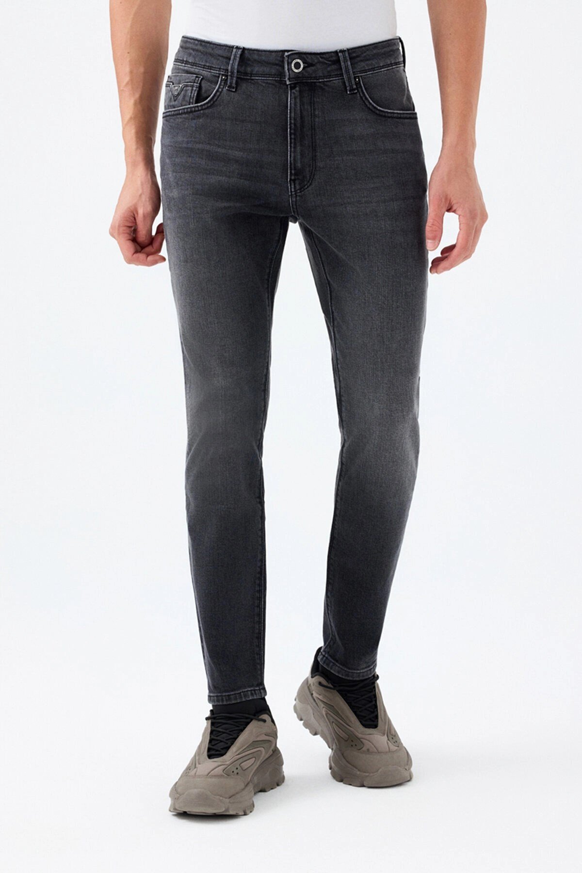 Loft LF 2037012  SMOKED GREY WASH M PNT Gri Erkek Kot Pantolon