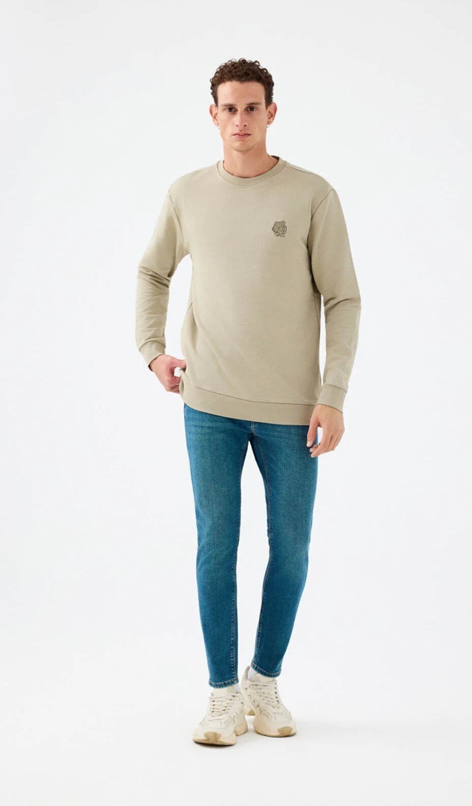 Loft LF 2037019  DANTE DARK GREEN WASH M PNT Yeşil Erkek Kot Pantolon