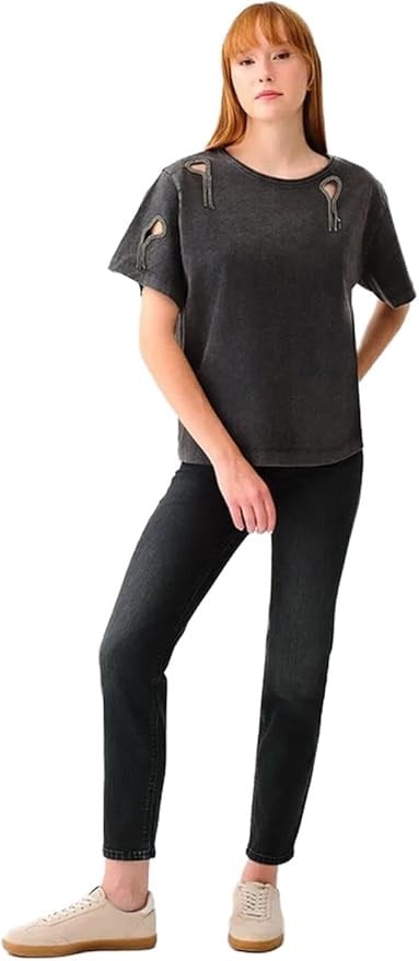Loft LF 2037061 ELENA EMILY ANTRA WASH W PNT Antrasit Kadın Kot Pantolon