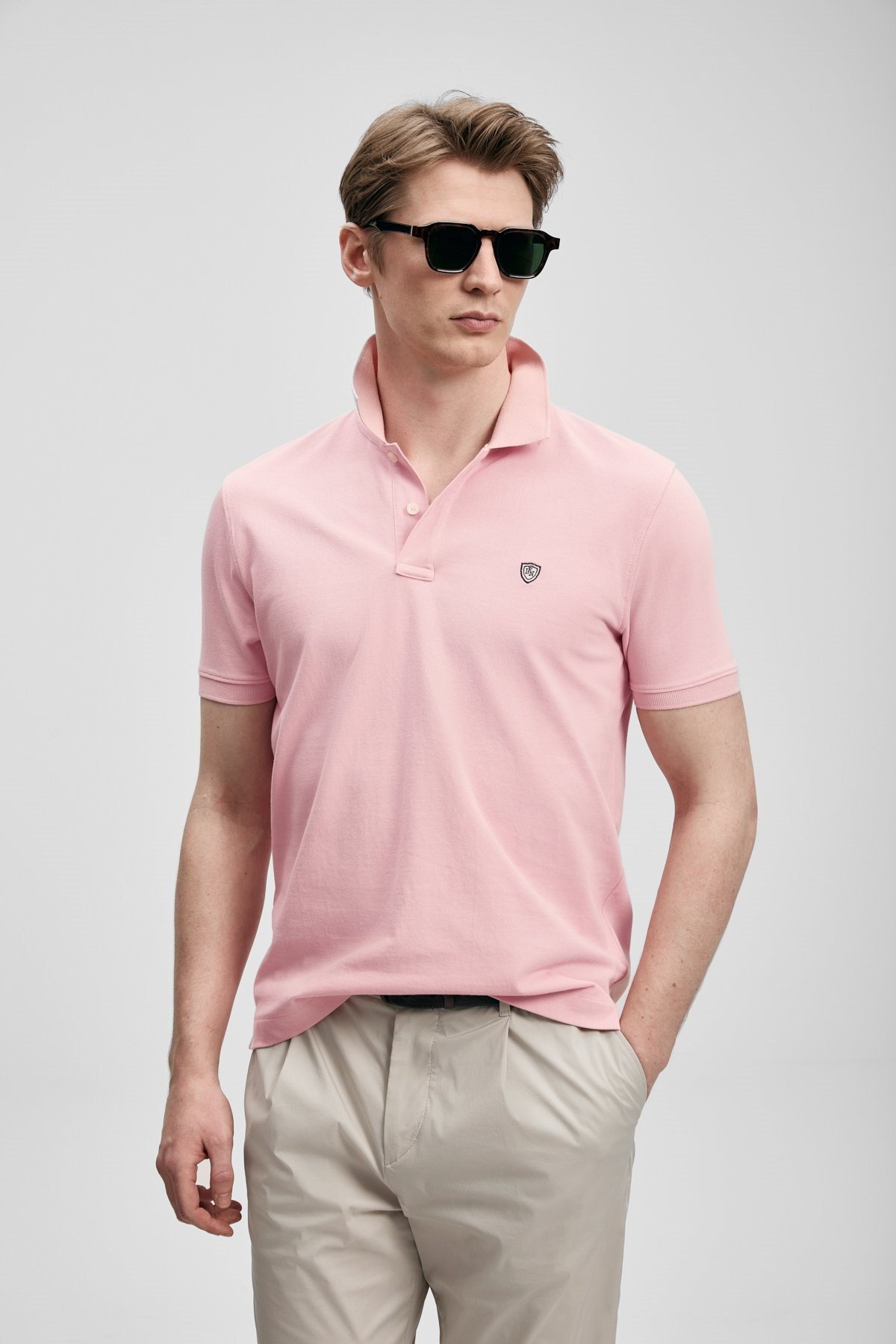 Lufian LAON Pembe Erkek T-Shirt