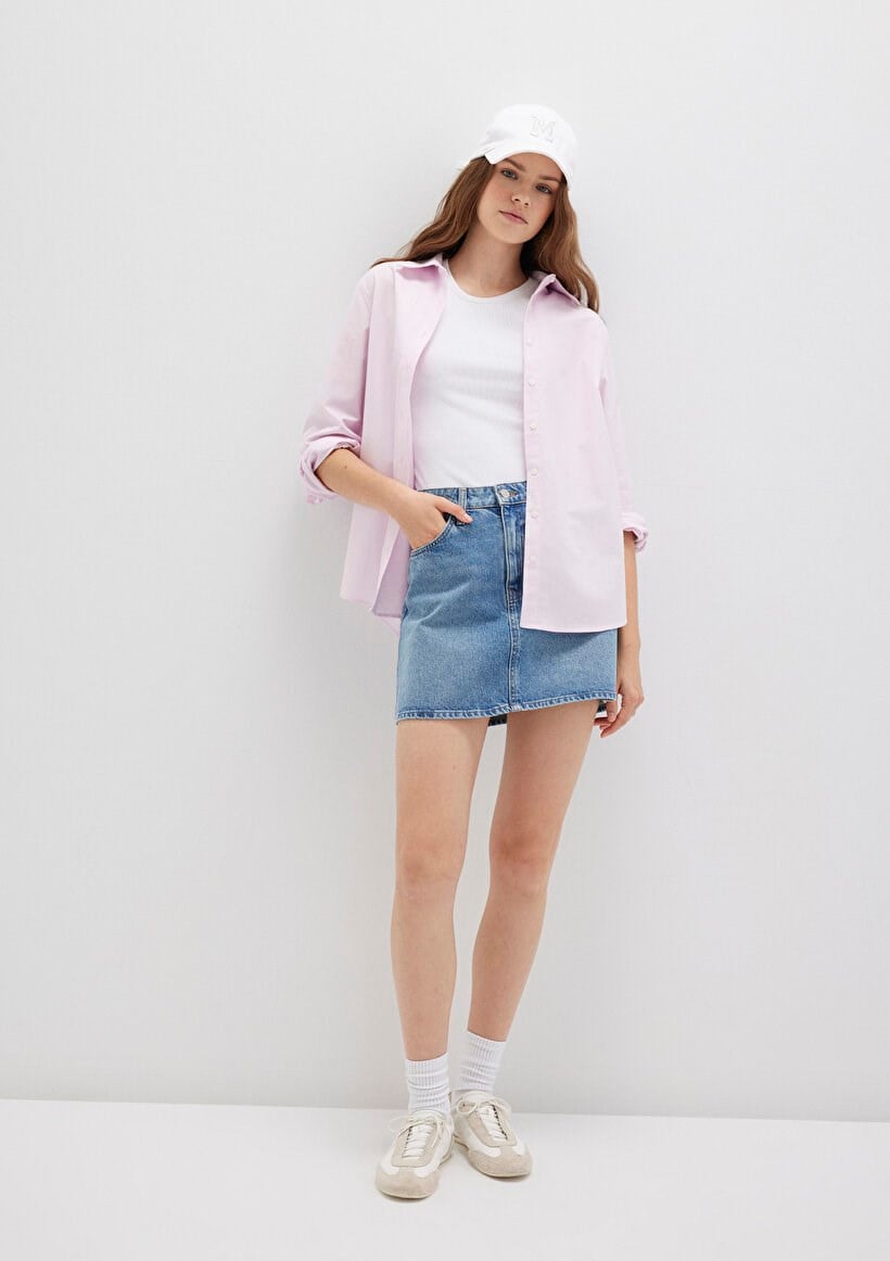 Mavi BAILEY Shaded Blue Denim Denim Kadın Etek
