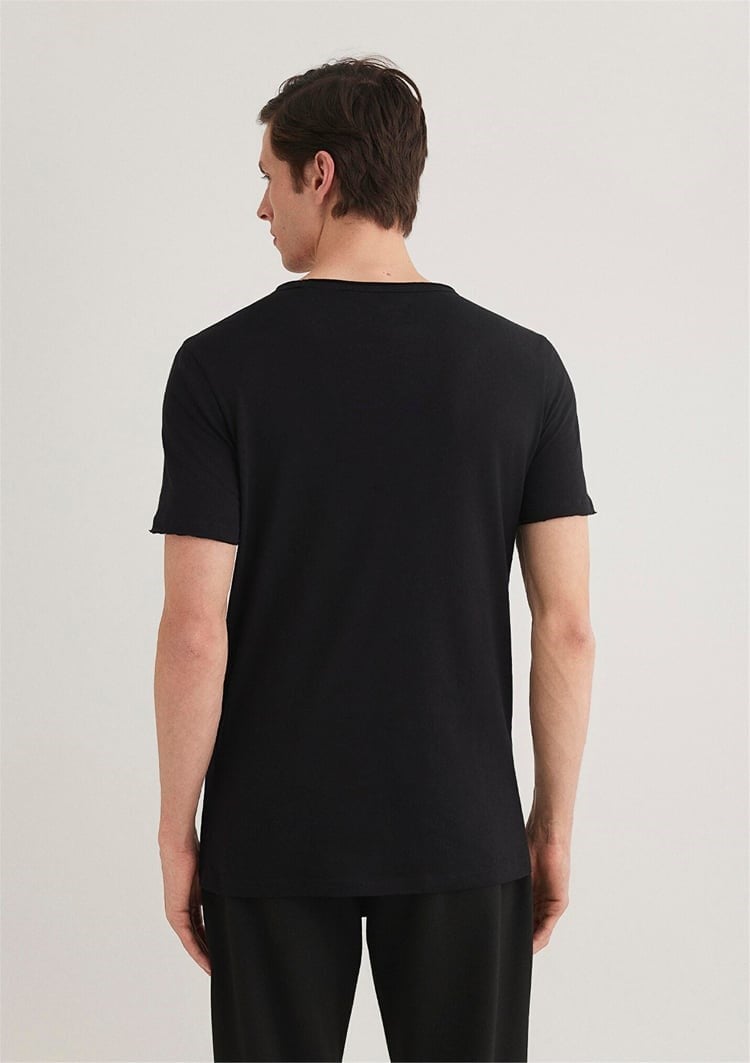 Mavi BASiC TİŞÖRT Siyah Siyah Erkek T-Shirt
