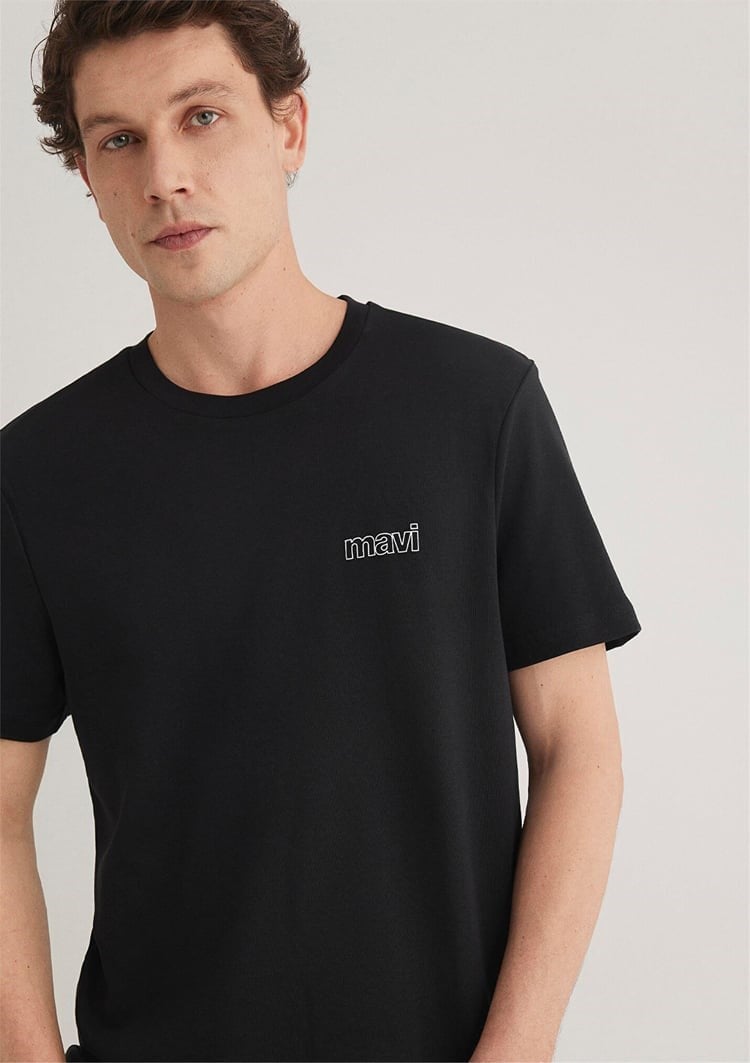 Mavi BASIC TİŞÖRT Siyah Siyah Erkek T-Shirt