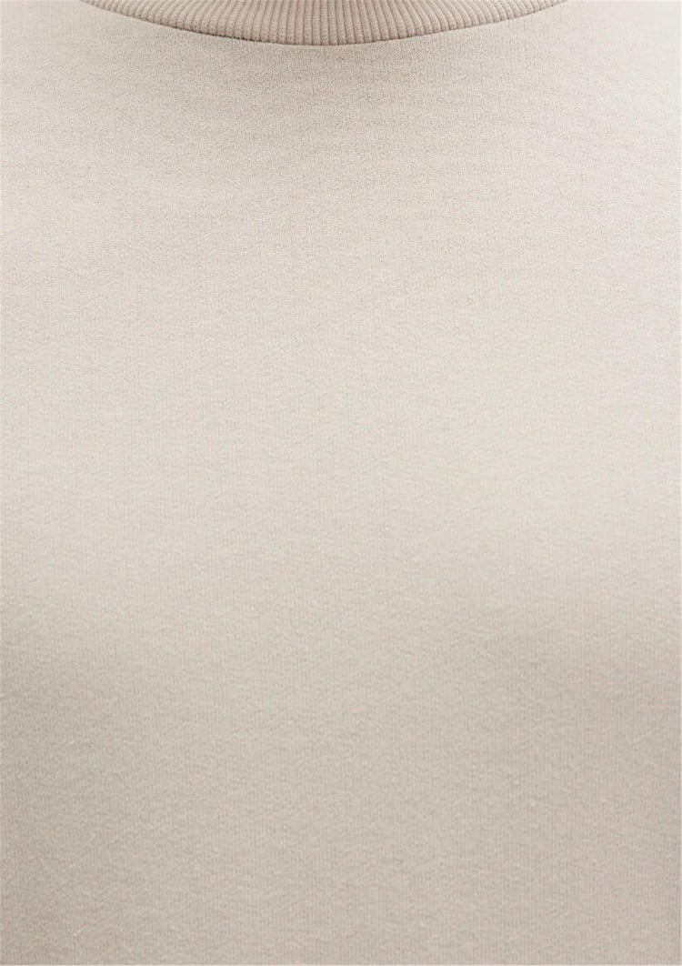 Mavi BiSiKLET YAKA SWEATSHiRT Soluk Toz Beji Bej Erkek Sweatshirt