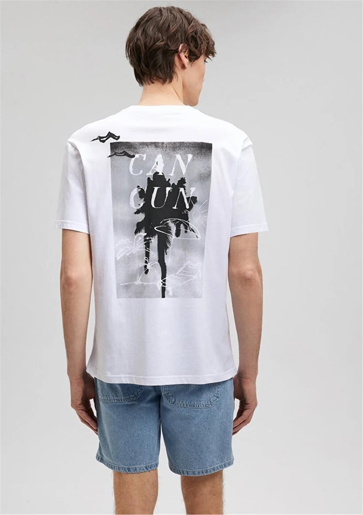 Mavi CANCUN TİŞÖRT Beyaz Beyaz Erkek T-Shirt