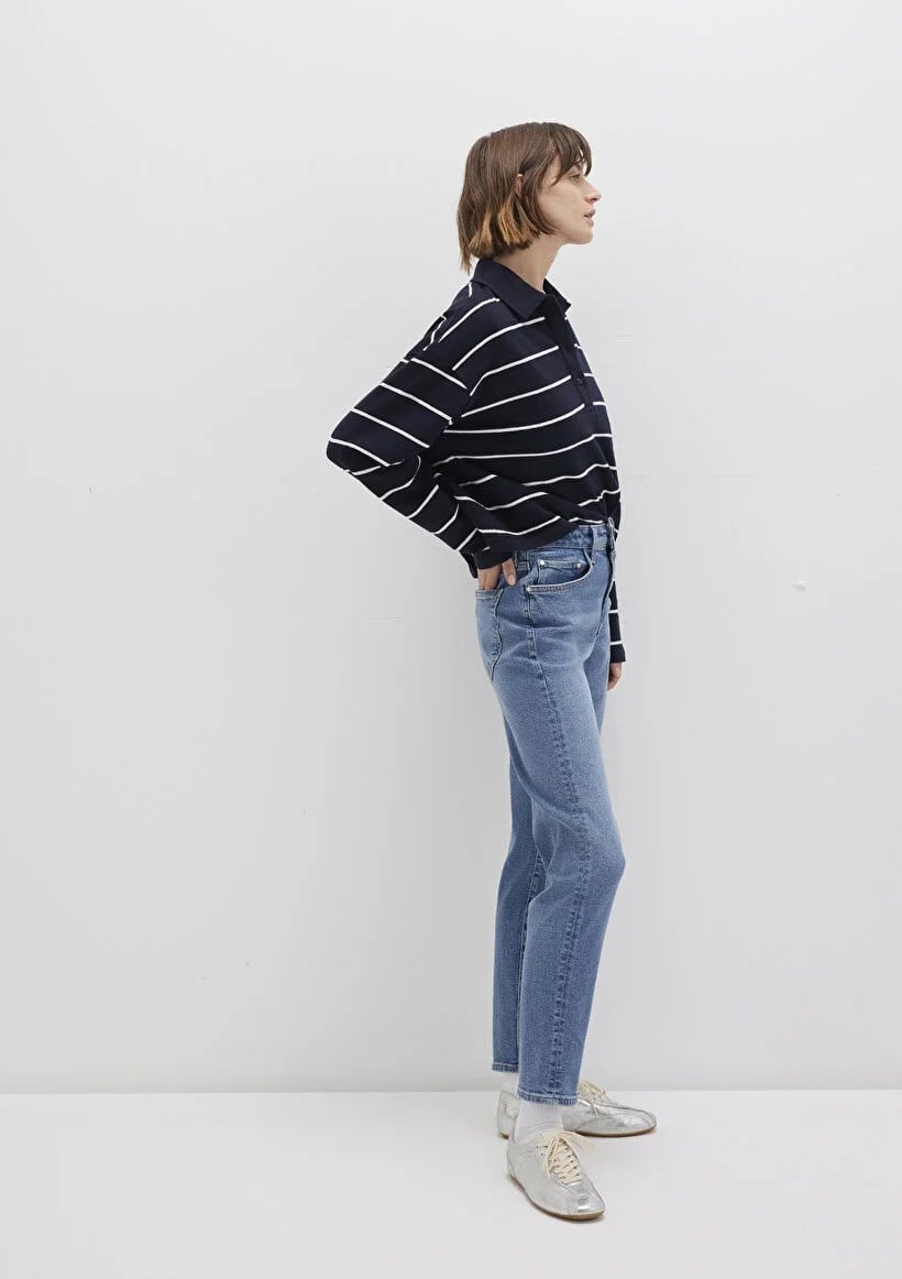 Mavi CINDY Mid Indigo Denim Denim Kadın Kot Pantolon