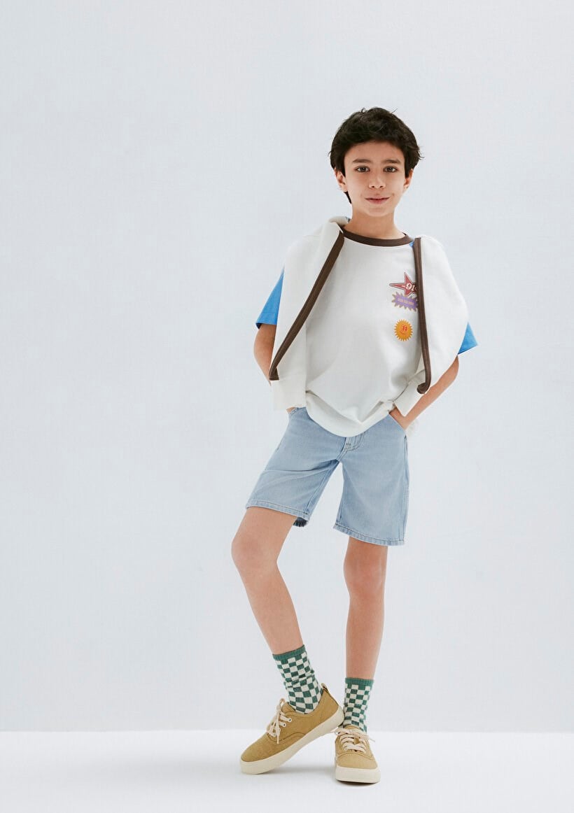 Mavi FARLEY Lt Blue Denim Denim Erkek Çocuk Şort