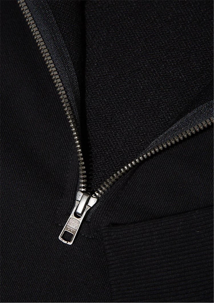 Mavi HALF ZiP SWEATSHiRT Siyah Siyah Erkek Sweatshirt