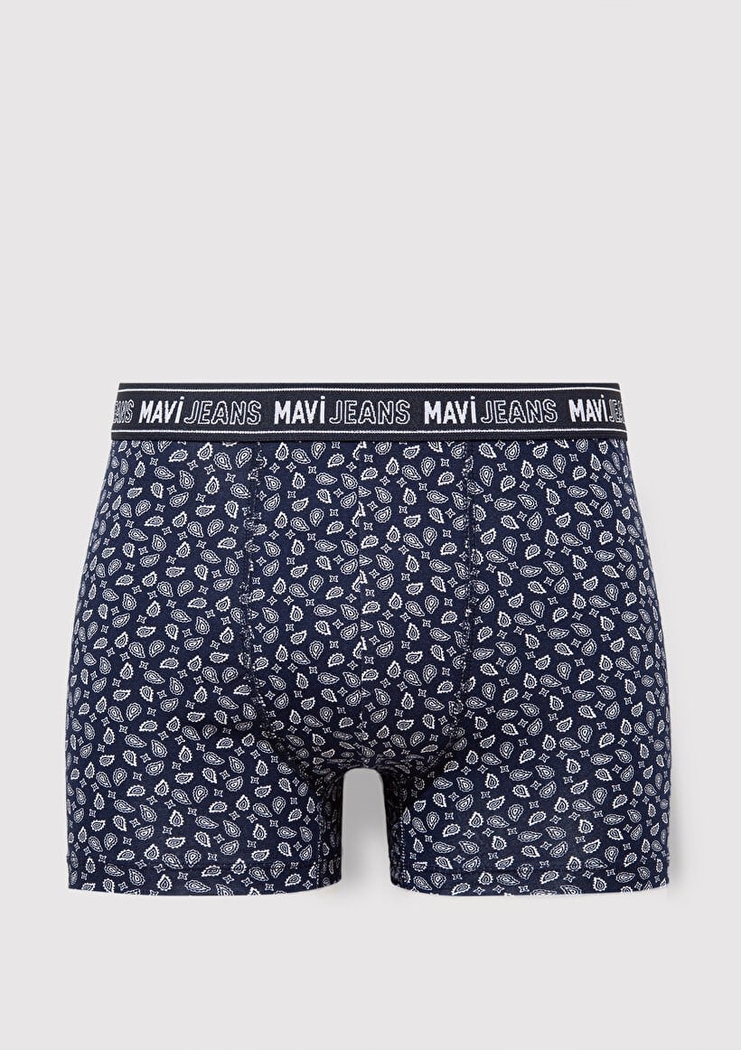 Mavi İÇ ÇAMAŞIRI Koyu Lacivert Lacivert Erkek Boxer M0911633-70500