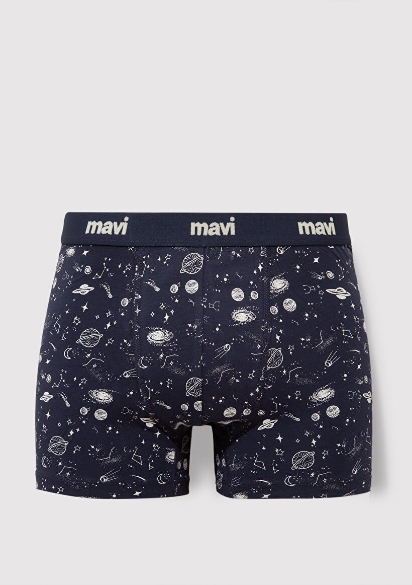 Mavi ic cAMASiRi Lacivert Lacivert Erkek Boxer