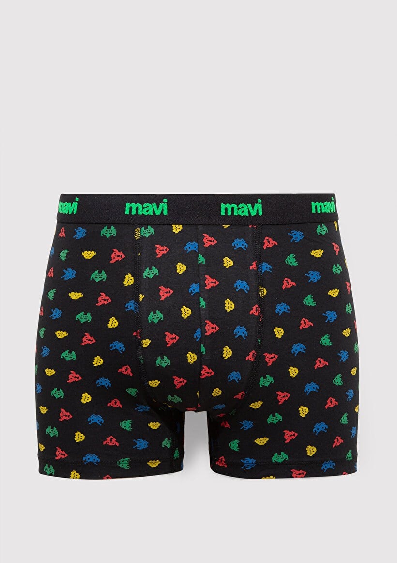 Mavi ic cAMASiRi Siyah Siyah Erkek Boxer M092259-900