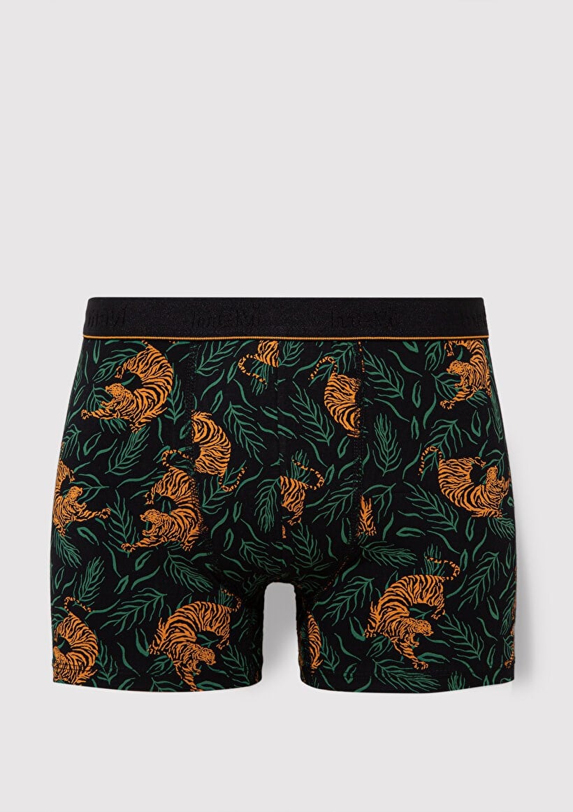 Mavi iC CAMASiRi Siyah Siyah Erkek Boxer