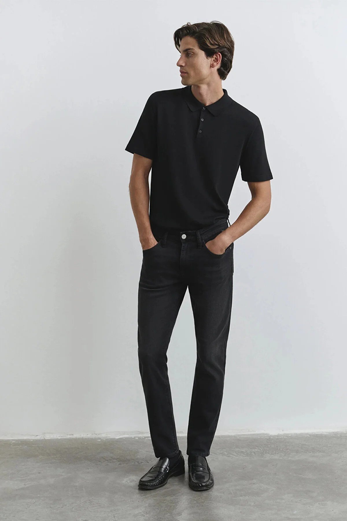Mavi JAKE Lux Black Antrasit Denim Erkek Kot Pantolon M0042286544