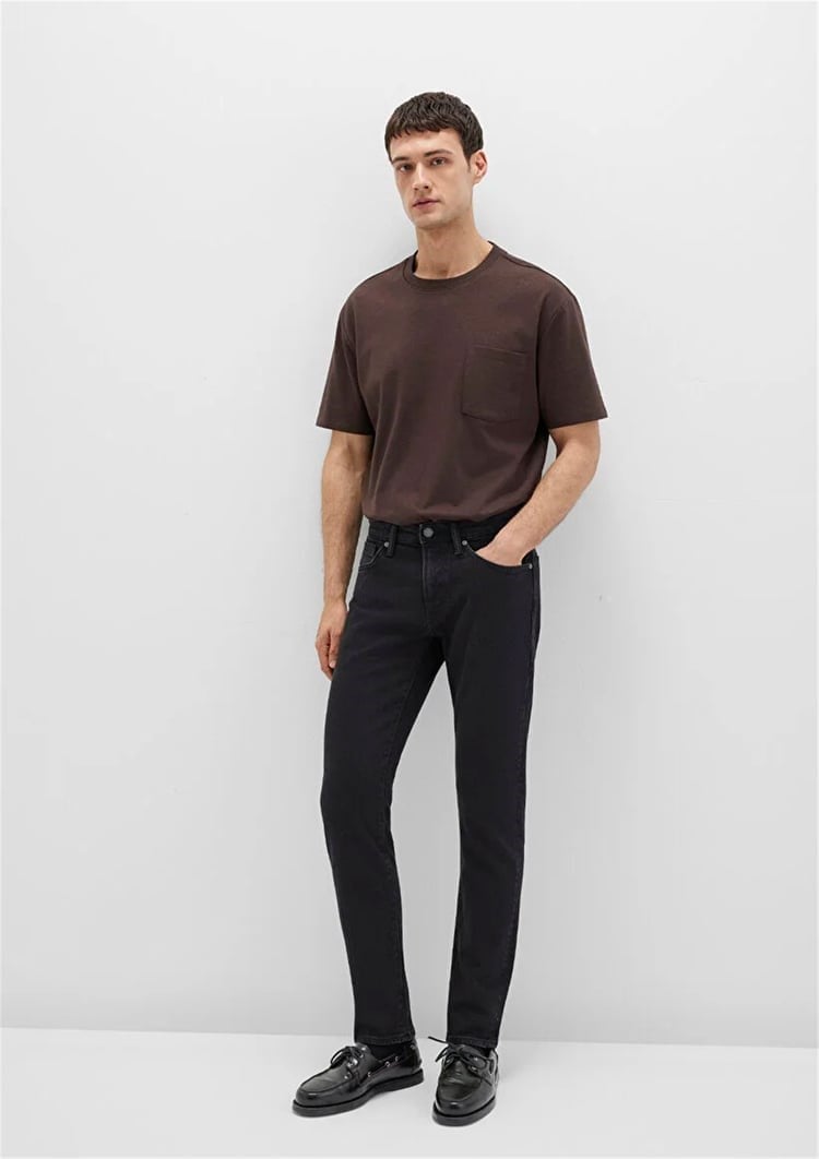Mavi JAKE Washed Black Classic Comfort Denim Erkek Kot Pantolon
