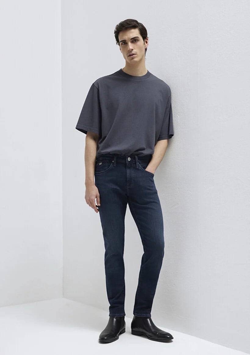 Mavi JAMES Foggy Dark Indigo Mavi Pro Lacivert Erkek Kot Pantolon