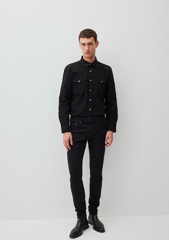 Mavi JAMES Lux Black Antrasit Siyah Erkek Kot Pantolon