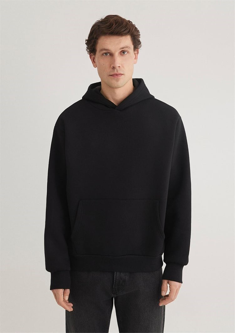 Mavi KAPÜŞONLU SWEATSHiRT Siyah Siyah Erkek Sweatshirt