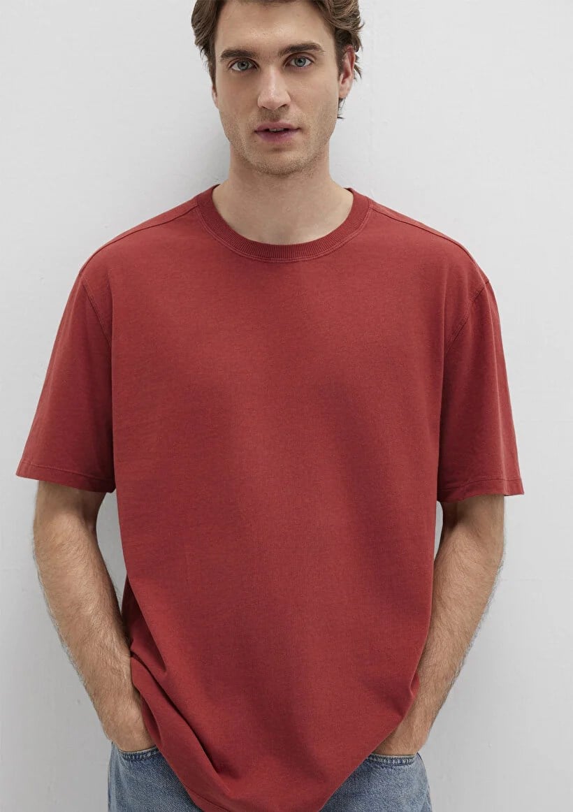 Mavi KiSA KOL TİŞÖRT Barn Red Kırmızı Erkek T-Shirt