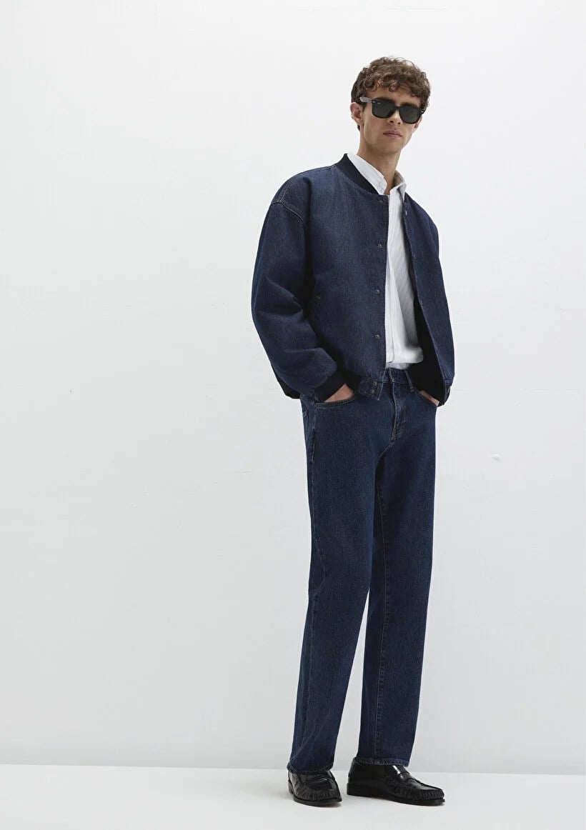 Mavi LiSBON Used Dark indigo Classic Denim Erkek Kot Pantolon