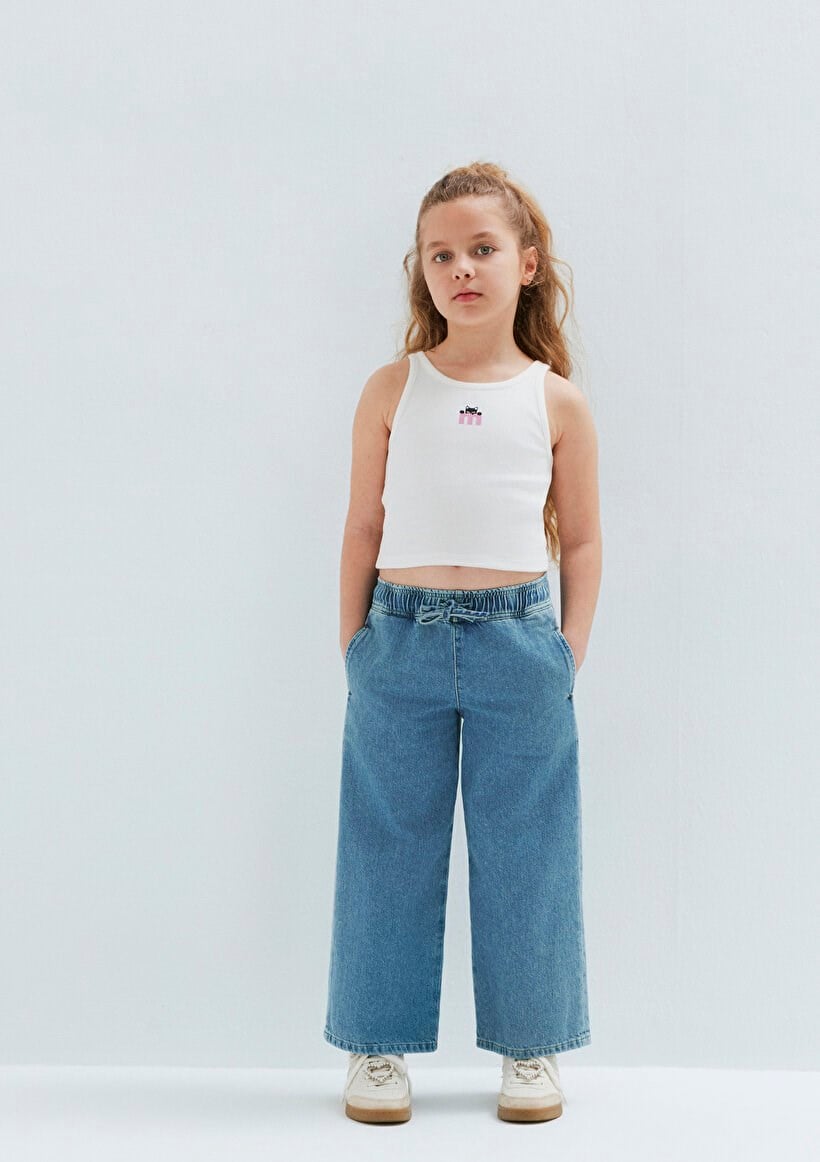 Mavi LOKO Lt Blue Denim Denim Kız Çocuk Kot Pantolon