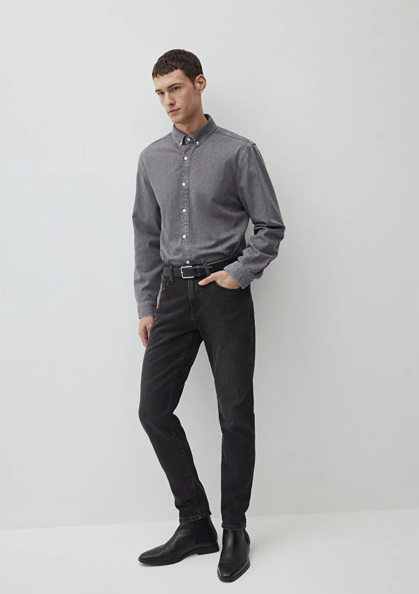 Mavi LONDON Classic Denim Antrasit Denim Erkek Kot Pantolon M0010172-87848