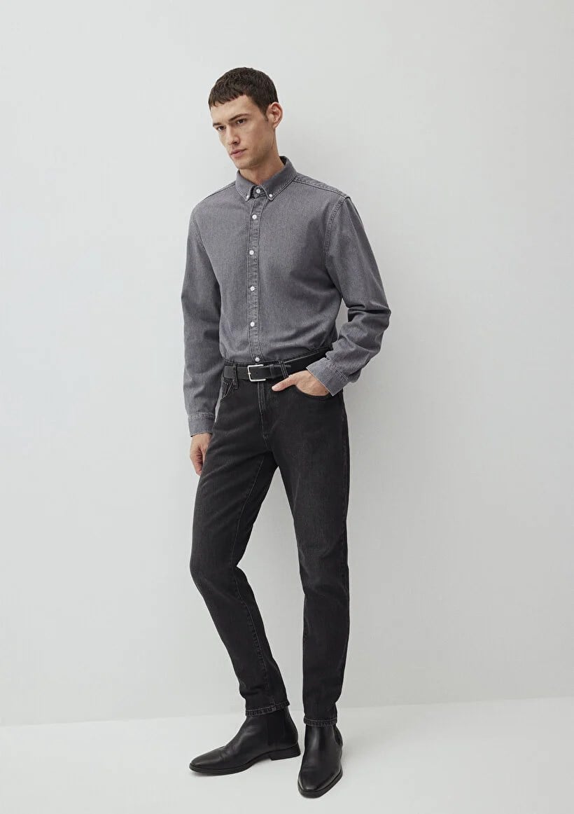 Mavi LONDON Classic Denim Antrasit Denim Erkek Kot Pantolon