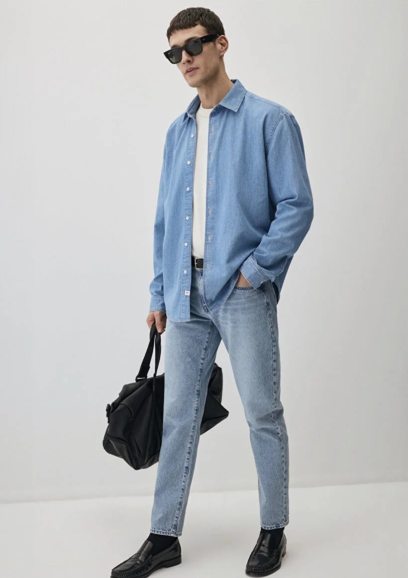 Mavi LONDON Lt Premium Blue Denim Erkek Kot Pantolon