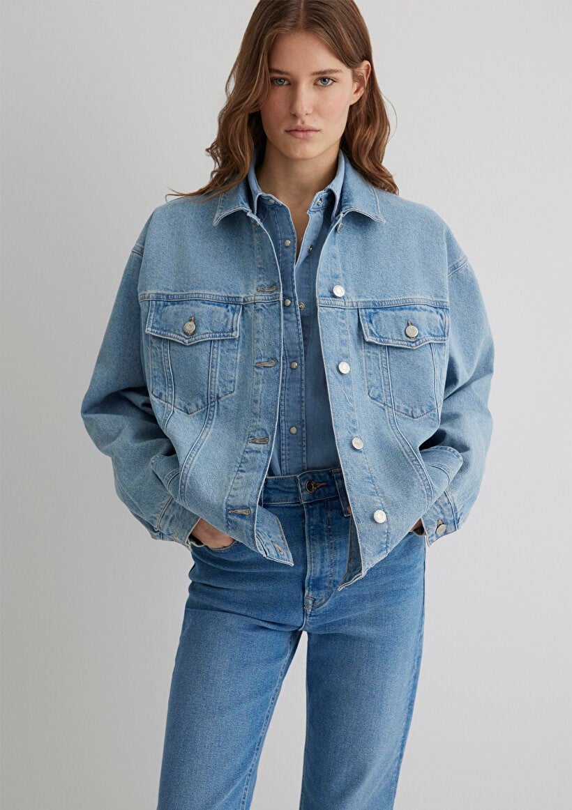 Mavi LUNA Lt Blue Denim Denim Kadın Ceket