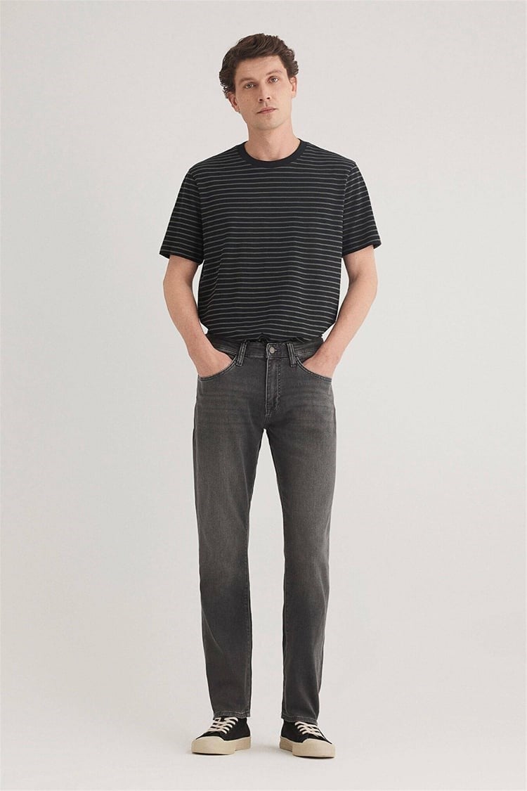 Mavi MARCUS Smoke Brushed Sporty Antrasit Erkek Kot Pantolon