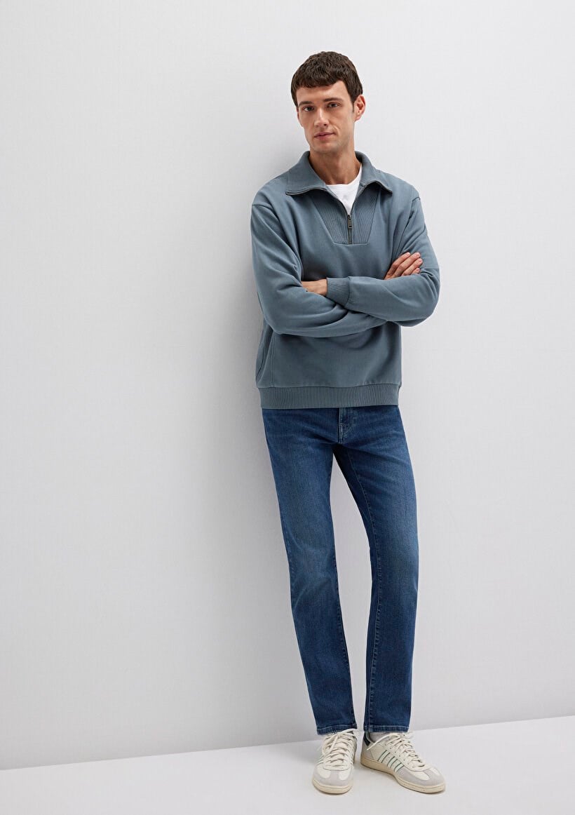 Mavi MARTIN Premium Blue Gölgeli Koyu Mavi Denim Erkek Kot Pantolon