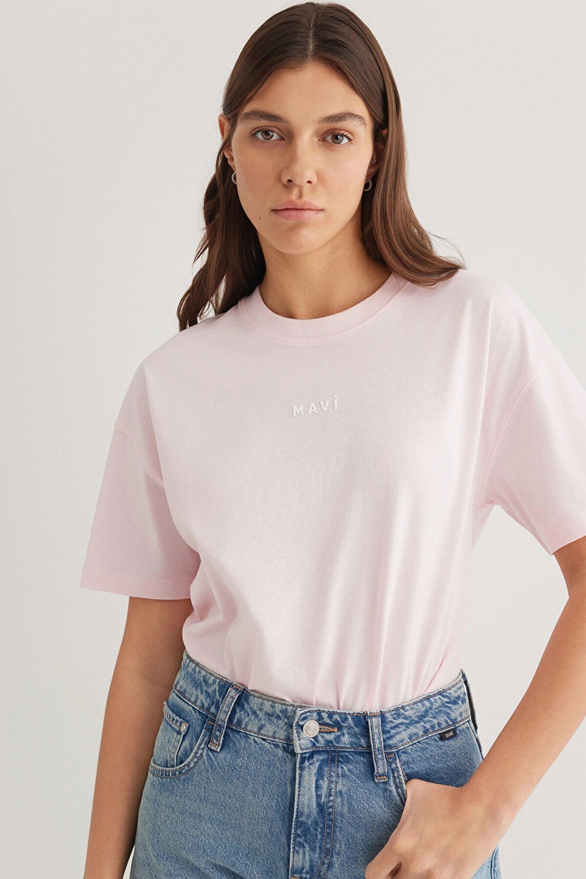 Mavi MAVI BASKILI TİŞÖRT Pink-a Boo Pembe Kadın T-Shirt