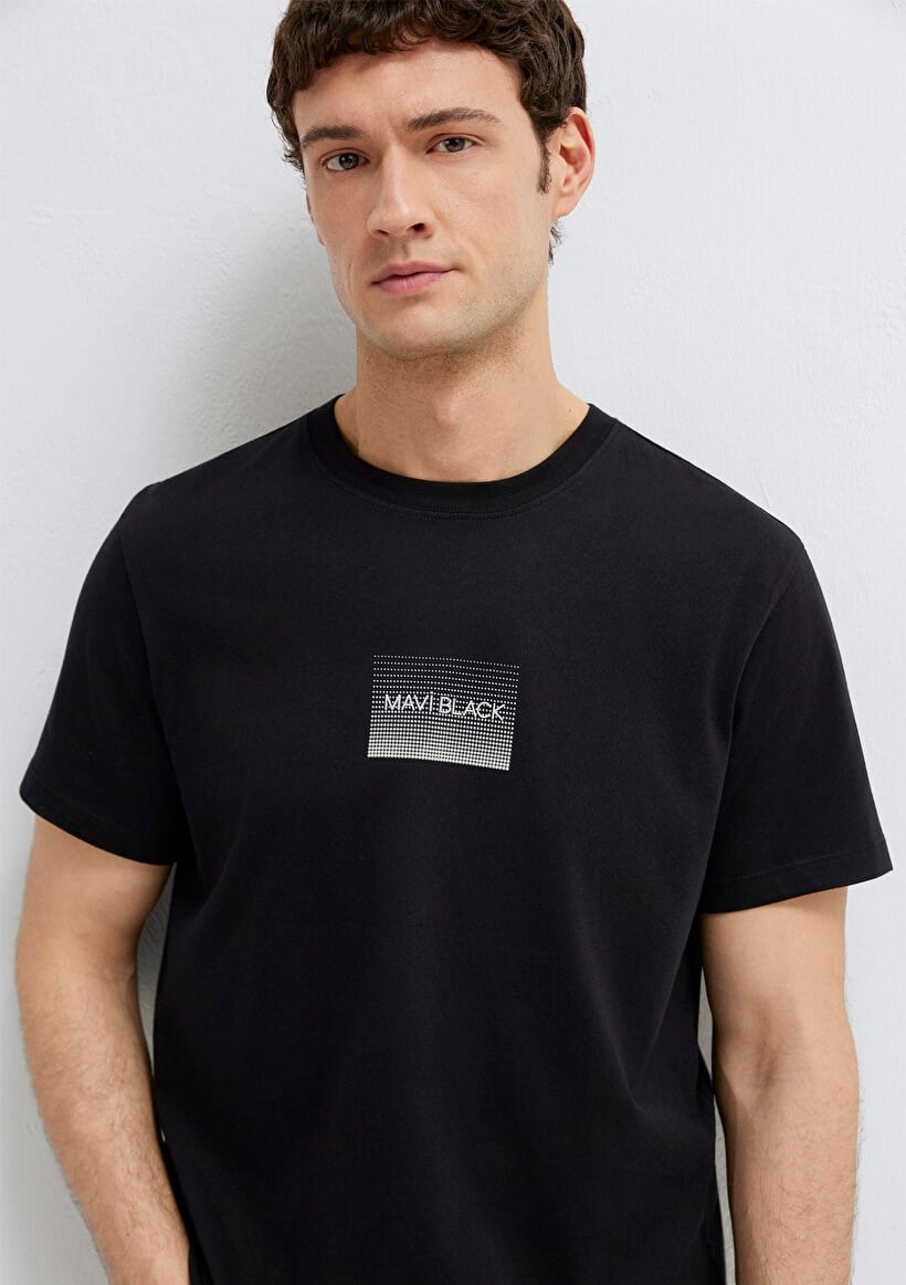 Mavi MAVİ BLACK TİŞÖRT Jet Siyah Siyah Erkek T-Shirt