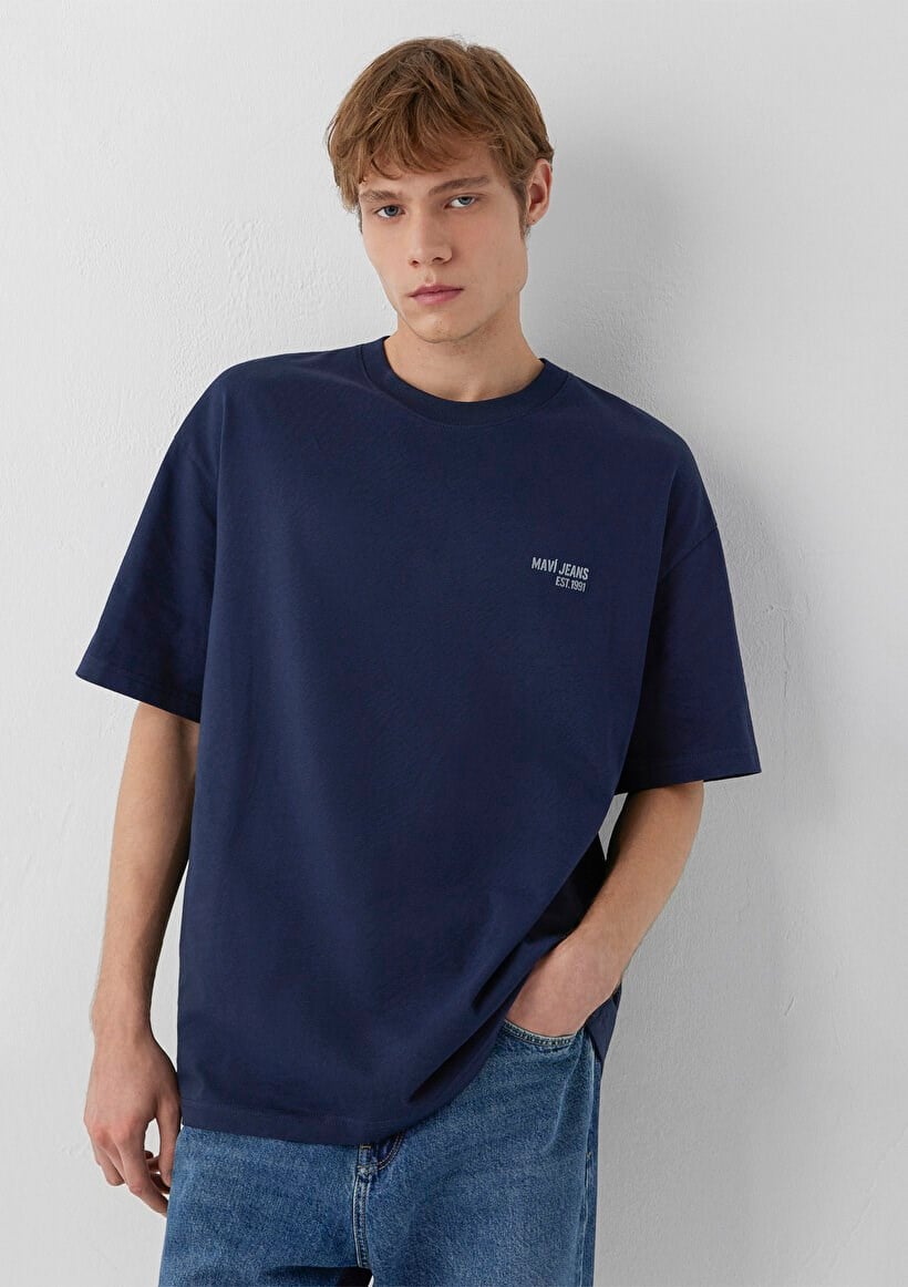 Mavi MAVİ JEANS TİŞÖRT Gece Lacivert Lacivert Erkek T-Shirt