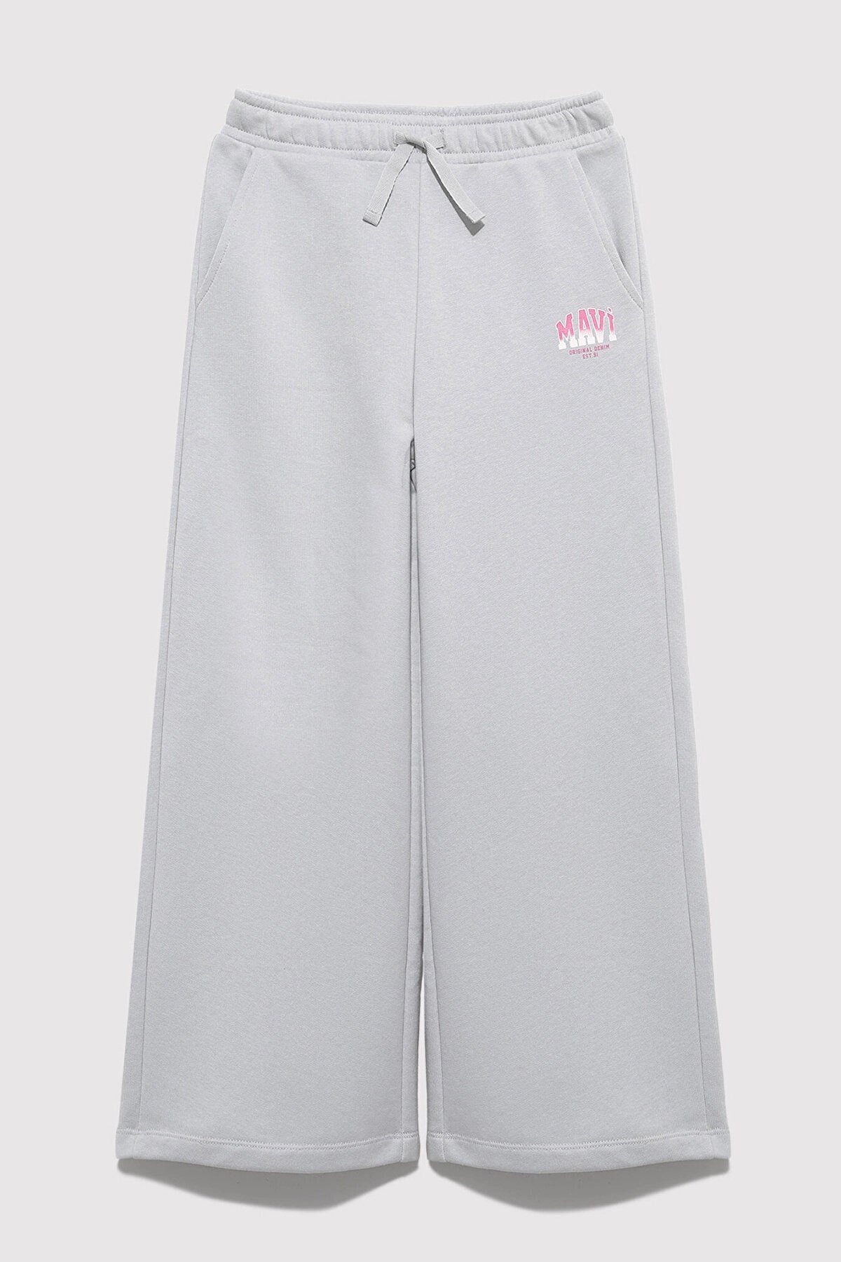 Mavi MAVİ LOGO BASKILI WIDE LEG ÖRME PANTOLON Denim Kız Çocuk Kot Pantolon
