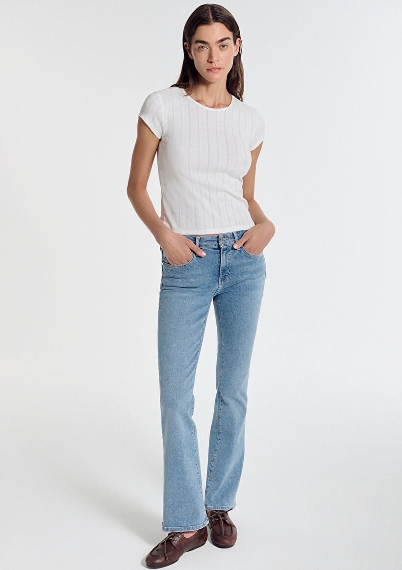 Mavi MOLLY Lt Premium Blue Denim Kadın Kot Pantolon