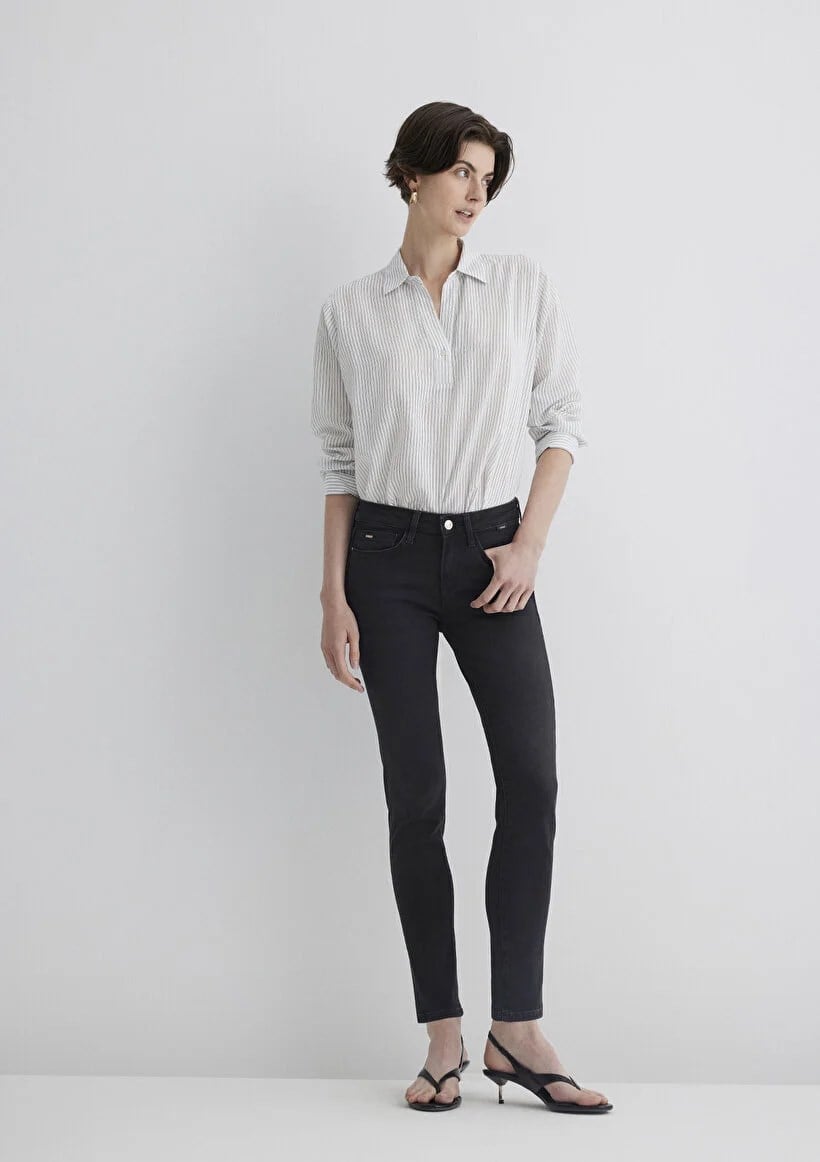 Mavi MOLLY Mid Indigo Classic Denim Denim Kadın Kot Pantolon