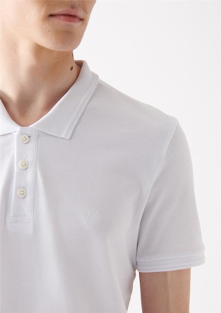 Mavi POLO TİŞÖRT Beyaz Beyaz Erkek T-Shirt
