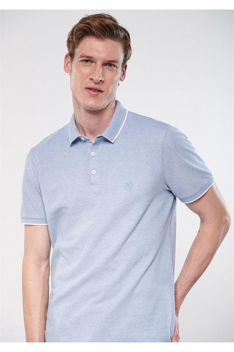 Mavi POLO TİŞÖRT Mineral YeSil Açık Mavi Erkek T-Shirt