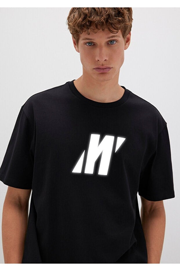 Mavi PRO LOGO TİŞÖRT Siyah Siyah Erkek T-Shirt