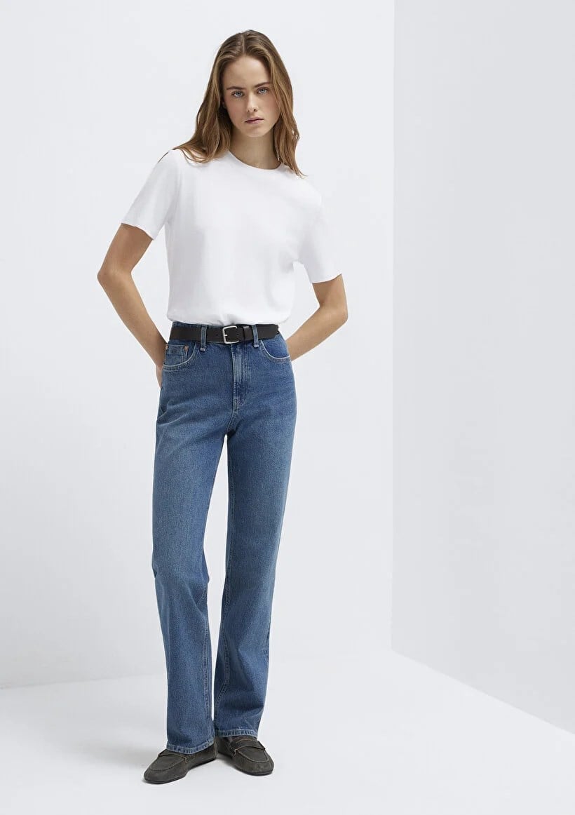 Mavi SKY Dark Vintage Classic Denim Denim Kadın Kot Pantolon