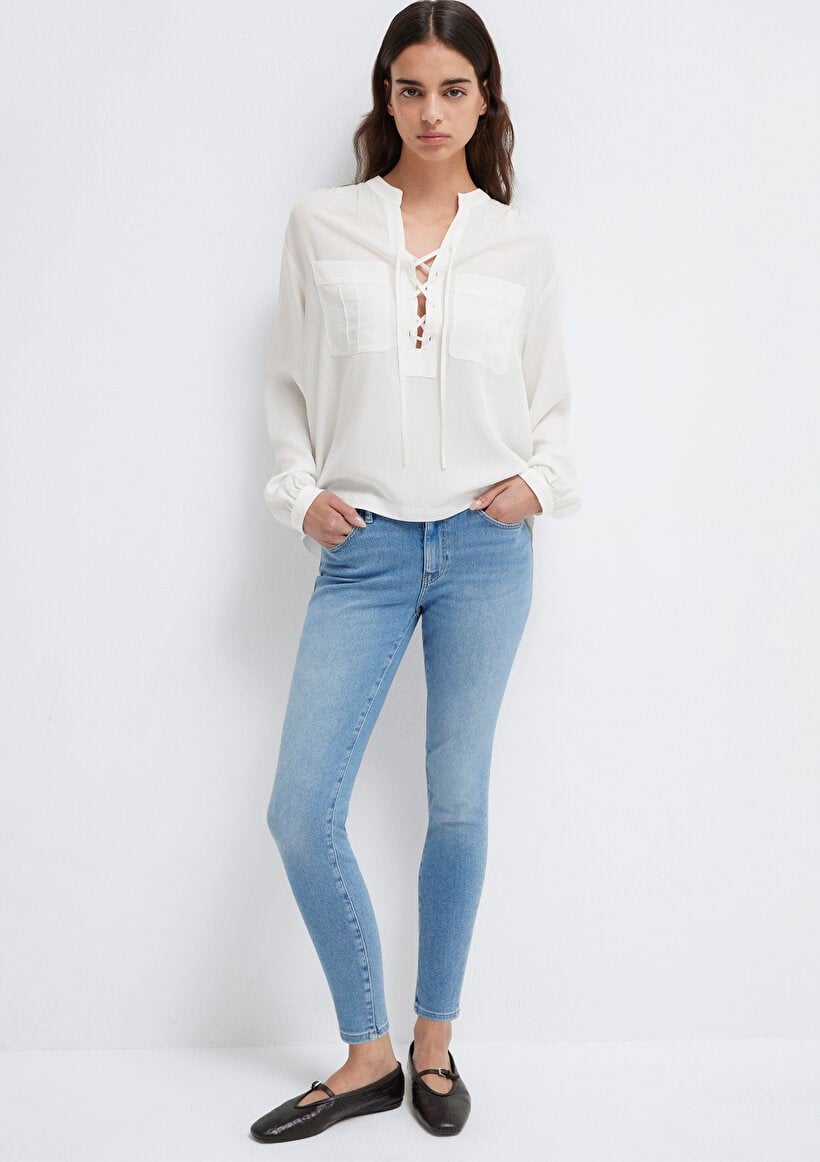 Mavi TESS Lt Brushed Gold Premium Denim Kadın Kot Pantolon