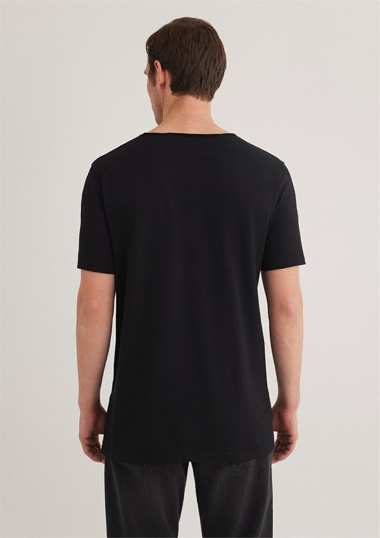 Mavi TİŞÖRT Siyah Siyah Erkek T-Shirt